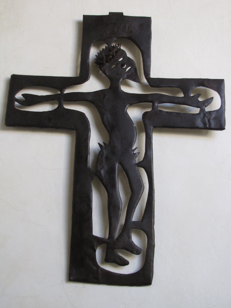 Metal sculpture from Haiti, artist unknown. ~2009, or prior.